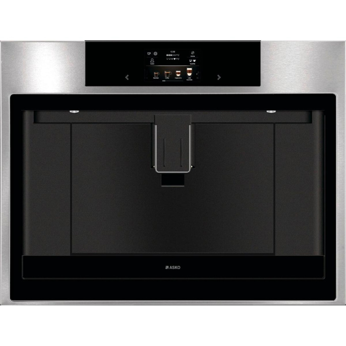 Встраиваемая кофемашина ASKO CM8477S  Контейнер для воды: 2,4 л, Давление насоса: 15 бар,сенсорное управление, нержавеющая сталь (CM8477S)