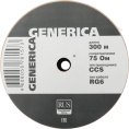 Кабель коаксиальный ITK RG-6, 300м, белый [cc1-r6f1-111-300-g]