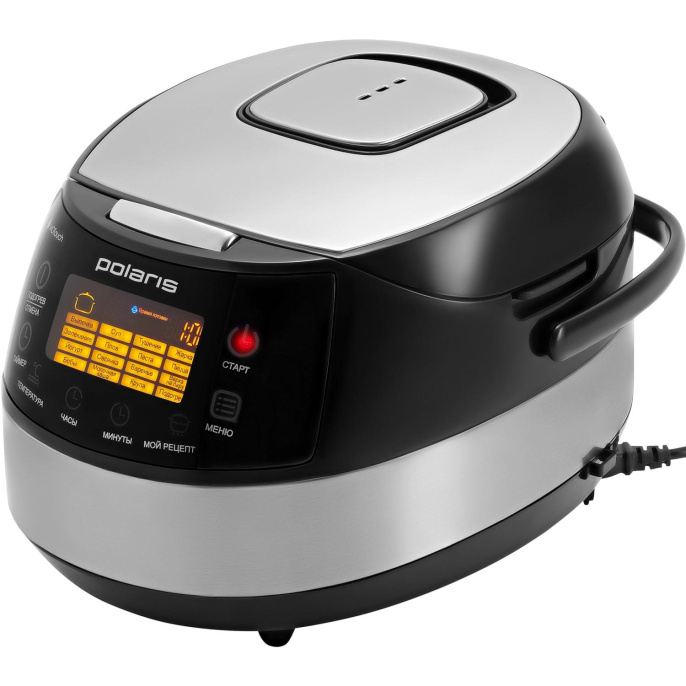 Мультиварка Polaris PMC 0517AD,  860Вт,   серебристый/черный