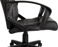 Кресло руководителя Бюрократ CH-480LT, экокожа, до 120кг, черный