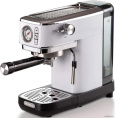 Рожковая кофеварка Ariete Espresso Slim Moderna 1381/14 1300 Вт, корпус металл/пластик, используемый кофе: молотый, цвет белый/черный
