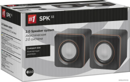 Колонки 2.0 Defender SPK 33 2x2.5W, питание от USB 65633
