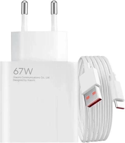Сетевое зар./устр. Xiaomi BHR9465EU 67W 6A PD USB Type-C универсальное белый