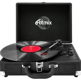 Проигрыватель винила Ritmix LP-120B частично автоматический черный