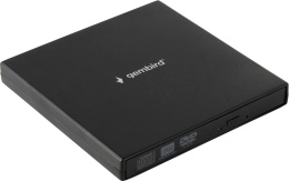 DVD±RW привод Gembird Внешний DVD-USB-02 USB 2.0 пластик, черный (099240)