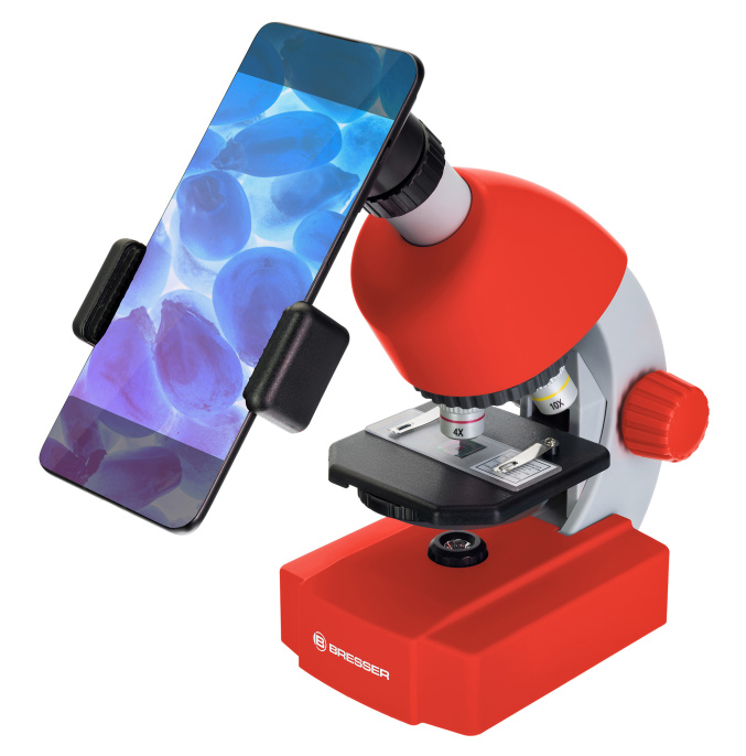 Микроскоп Bresser Junior 40x-640x, красный