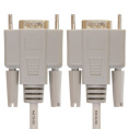 Greenconnect Кабель 1.5m 0-модемный COM линковочный, DB9/DB9 9F/9F, серый, 30 AWG, GCR-51477