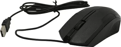 Манипулятор ExeGate Optical Mouse SH-9025 USB 3btn+Roll EX279941RUS (USB, оптическая, 1000dpi, 3 кнопки и колесо прокрутки, длина кабеля 1,35м, черная, RTL)