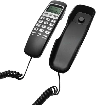 Телефон проводной Ritmix RT-010 черный (80002752)