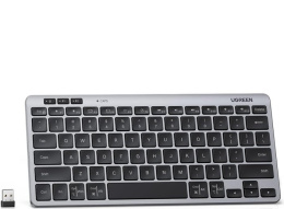 Беспроводная двухрежимная клавиатура UGREEN K551 75049RU Multi-Mode BT&2.4G Wireless Keyboard. Цвет: черный