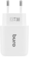 Сетевое зарядное устройство Buro BUWG1,  USB-A,  18Вт, 3A, белый [buwg18p100wh]