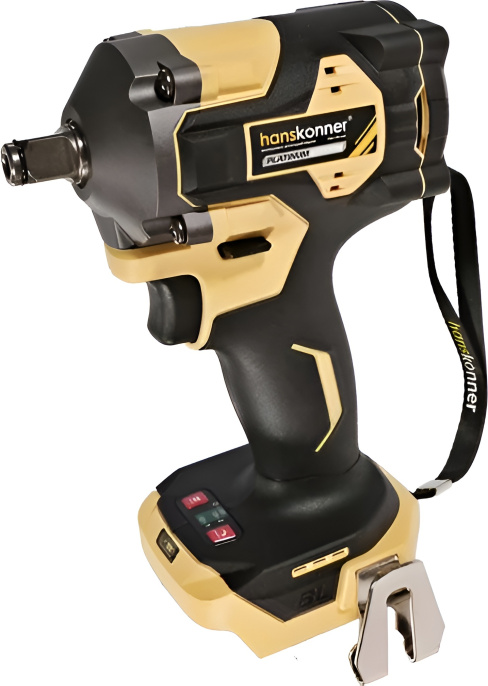 Аккумуляторный ударный гайковерт Hanskonner 1BatterySystem HCD20420BL