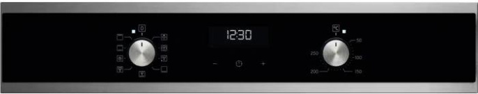 Духовой шкаф электрический Electrolux EOF5F50BX,  65л,  дверца с 2 стеклами,  нержавеющая сталь