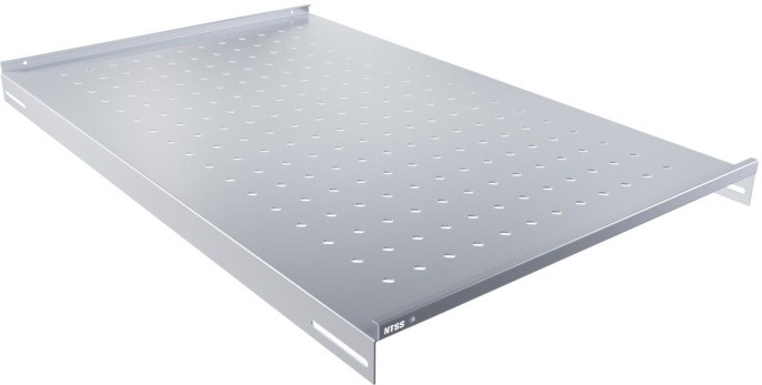 Полка стац. NTSS (NTSS-FS-1000) 1U 60кг. 19" 750мм серый (упак.:1шт)
