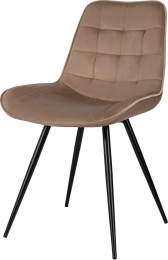 Стул для дома Бюрократ CH-K2 св.коричневый Holland 65 металл черный на ножках CH-K2_1/HL65