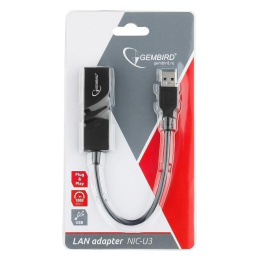 Gembird NIC-U3 Сетевой адаптер Ethernet USB 3.0 - Fast Ethernet adapter