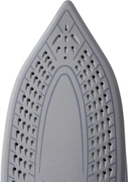 Утюг DOMFY DSC-EI901,  с паровым ударом,  3000Вт,  черный и золотистый