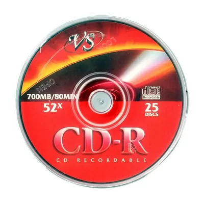 Диски VS CD-R 80 52x CB/25