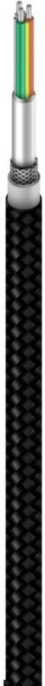 Кабель XIAOMI Mi Braided,  USB Type-C (m) -  USB (m),  1м,  черный [sjv4109gl]
