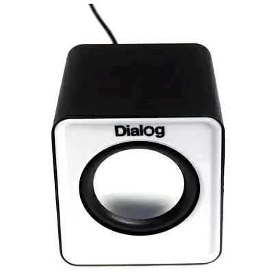 Колонки Dialog Colibri AC-202UP BLACK-WHITE - колонки 2.1, 11W RMS, черные, питание от USB