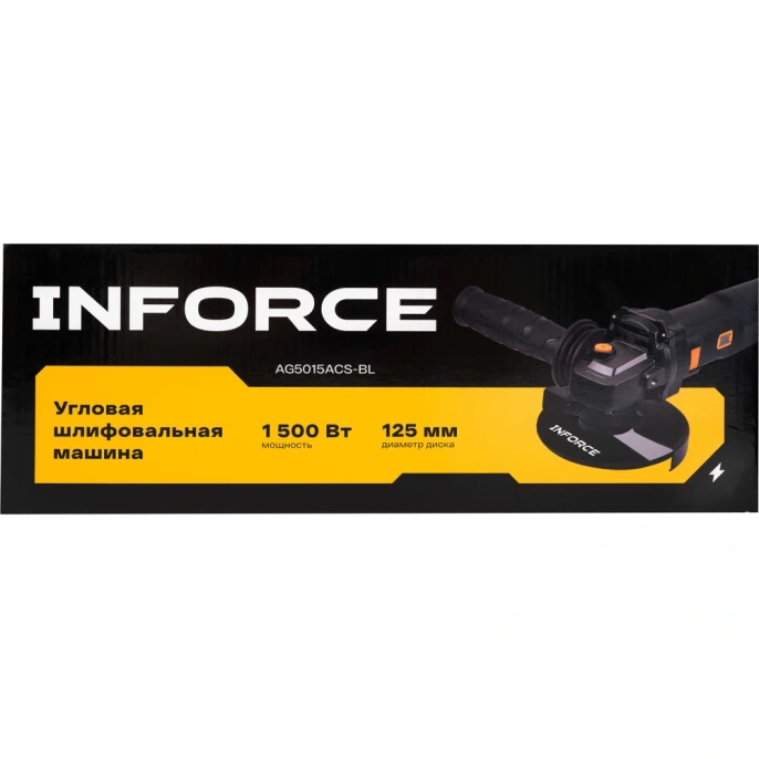 Угловая шлифовальная машина Inforce AG5015ACS-BL