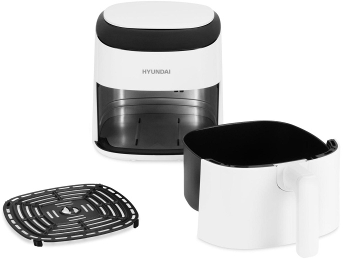 Аэрогриль Hyundai HYF-4055 4.3л 1500Вт белый/черный