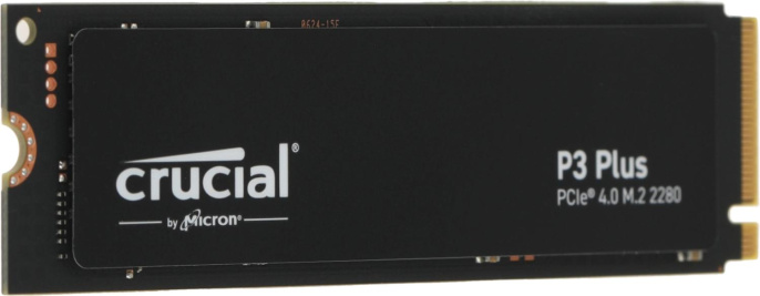 SSD накопитель Crucial P3 Plus CT500P3PSSD8 500ГБ, M.2 2280, PCIe 4.0 x4, NVMe, M.2