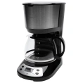 Капельная кофеварка RAGEX R405-000 с ЖК-дисплеем, 1.25 литра, 750 Вт, черный