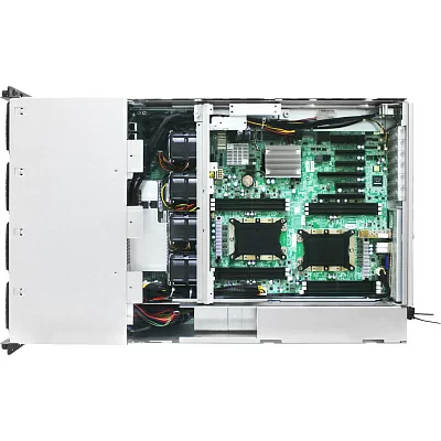 Серверная платформа Серверная платформа/ HA401-VG, 4U 24-bay storage server, 24x SATA/SAS hot-swap 3.5"/2.5" universal bay, 2x canister, 4x 9mm 2.5" internal bay, 12G expander board with 2x SFF-8643, 2x SFF-8644, 1300W 1+1 redundant power supply, 4x 6056