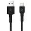 USB кабель ZMI USB cable (MFi certified 200cm PP braided Lightning cable)black AL881