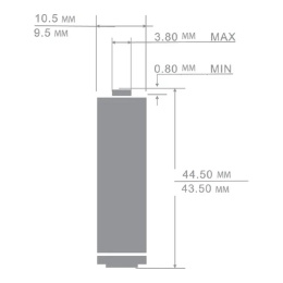 Ergolux R 03 SR10 R03 SR10, мизинчиковая батарейка ААА 1.5В 10 шт. в уп-ке
