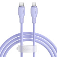 Кабель Baseus P10355702511-B3 Pudding Series Fast Charging Cable Type-C to Type-C 100W 1.2m Nebula Purple CB000055