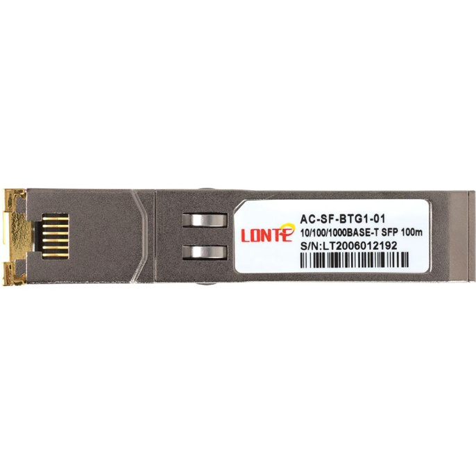 Трансивер 10/100/1000BASE-T copper SFP, 100m, RJ45 AC-SF-BTG1-01