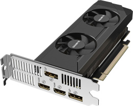 Видеокарта GIGABYTE NVIDIA  GeForce RTX 3050 GV-N3050OC-6GL 6ГБ GDDR6, Low Profile,  OC,  Ret