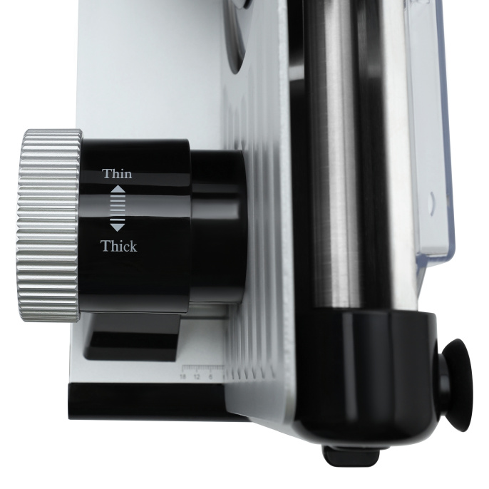 Ломтерезка RAGEX R2101-000 с регулировкой толщины нарезки, 160 Вт, черный