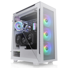 Корпус Thermaltake Divider 500 TG Snow ARGB CA-1T4-00M6WN-01 White/Win/SPCC/Tempered Glass*4/120mm ARGB Fan*3/120mm CA-1T4-00M6WN-01 Standard Fan*1 527897