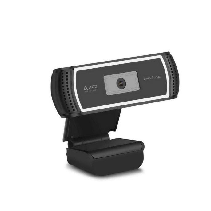 Веб-камера ACD-Vision UC700 CMOS 2МПикс апрокс.3МПикс , 1920x1080p, 30к/с, автофокус, микрофон встр., кабель USB 2.0 1.5м, шторка объектива, универс. крепление, черный корп. RTL 551905 ACD-DS-UC700