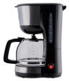 Кофеварка DOMFY DSM-CM301,  капельная,  черный  / серебристый