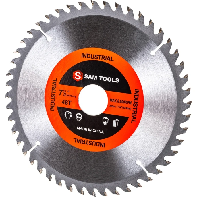 Пильный диск SAMGRUPP по дереву 190х30 мм. 48 зуб. SAMC-020190048