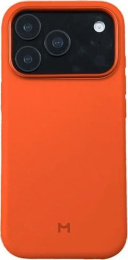 Чехол для смартфона Magssory CSL044or для iPhone 17 Pro Оранжевый силикон, с магнитами, совместимый с MagSafe