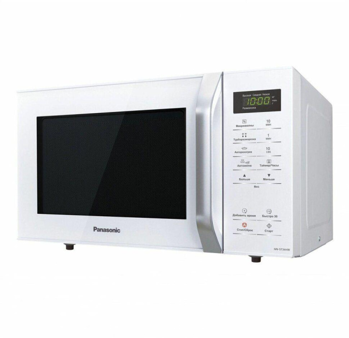 Микроволновая печь Panasonic NN-ST34HWZPE, 800Вт, 25л, белый