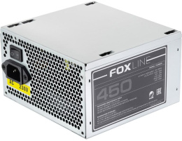 Блок питания Foxline FZ450R 450W, ATX, NOPFC, 120FAN, 2xSATA, 2xPATA, 1xFDD, 24+4