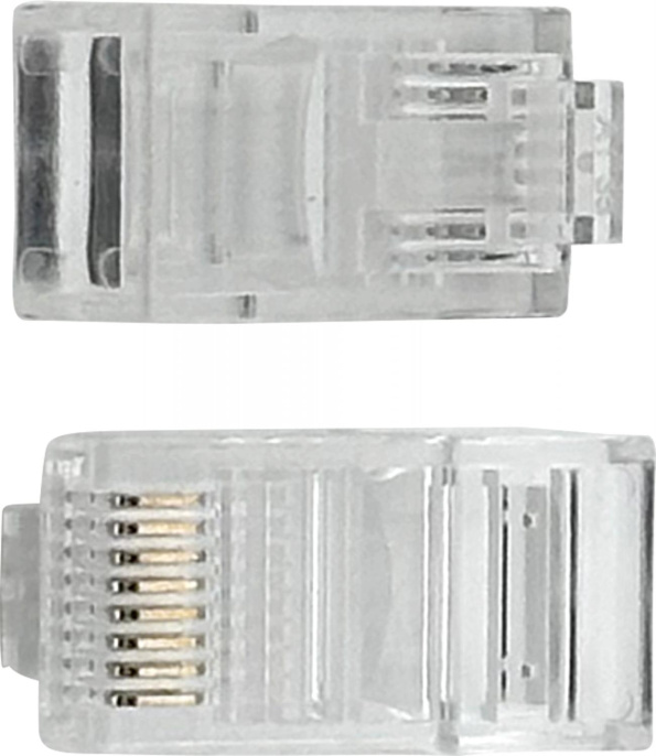 Коннектор Buro BU-CONRJ45-50PCS RJ45 прозрачный (упак.: 50шт)