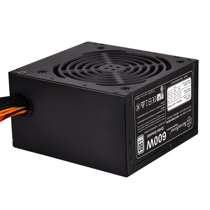 Блок питания SILVERSTONE Strider ST600P,  600Вт,  80 PLUS WHITE,  120мм, черный, retail [g540st600e23220]