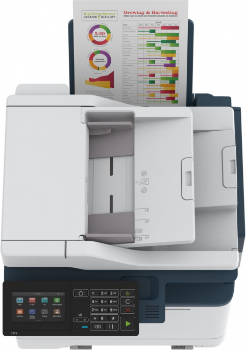 МФУ лазерный Xerox C315V_DNI цветная печать, A4, цвет белый