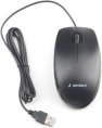 Мышь Gembird MOP-200 полноразмерная мышь, проводная USB Type-A, сенсор оптический 1000 dpi, 3 кнопки, колесо с нажатием, цвет черный