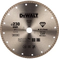 Диск алмазный отрезной Turbo (230х22.2 мм) для УШМ DEWALT DT 3732