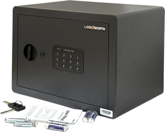 Сейф мебельный LockSworth VS4521 взломостойкий встраиваемый 250x350x250мм электронный/ключевой