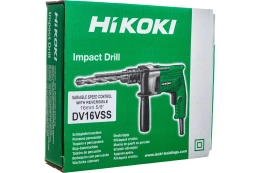 Дрель Hikoki DV16VSS DV16VSSNSZ 600Вт, БЗП, 0-2900/мин