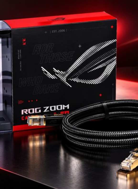ASUS ROG Zoom: выпустила «геймерский» патч-корд Cat 8 за $41